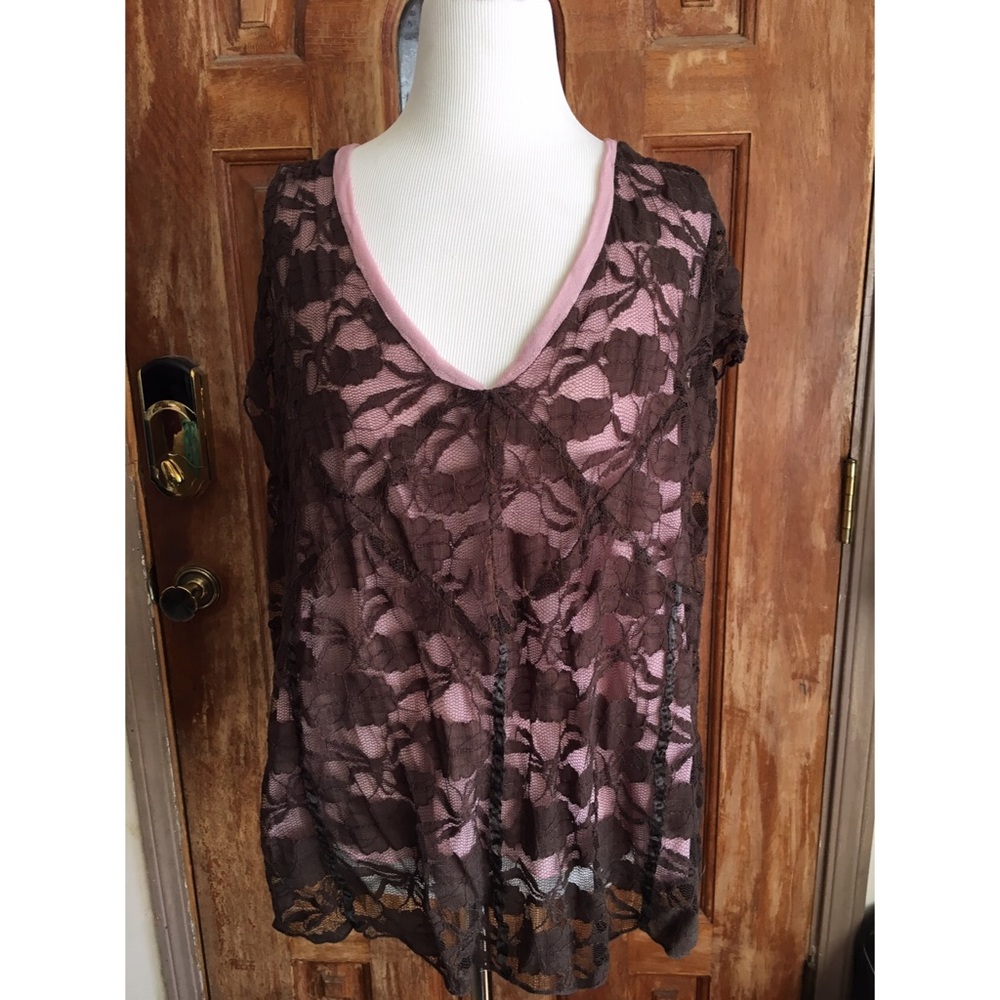 Venezia/Lane Bryant lace blouse